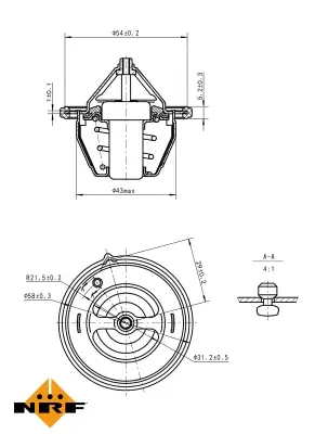 Thermostat, coolant (WG2184798)