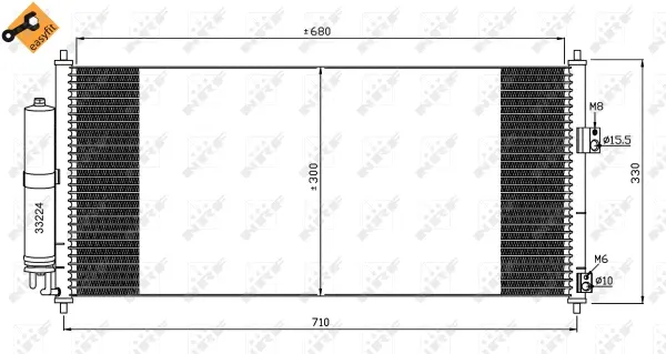 Condenser, air conditioning