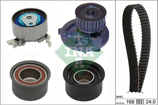 Water Pump & Timing Belt Kit (WG1966366)