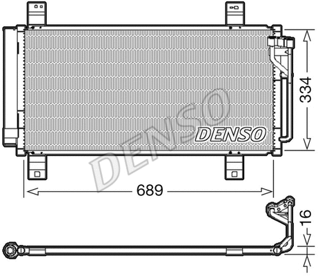 Condenser, air conditioning (WG1917477)