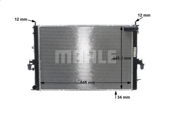 Radiator, engine cooling