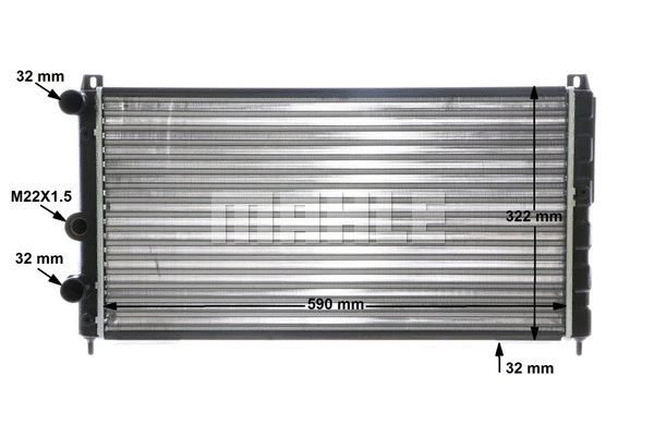 Radiator, engine cooling