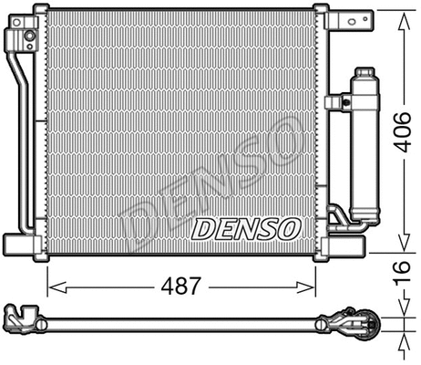 Condenser, air conditioning (WG1917505)