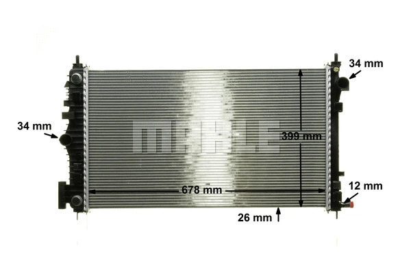 Radiator, engine cooling