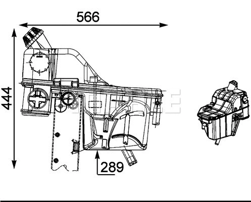 Expansion Tank, coolant (WG2184382)