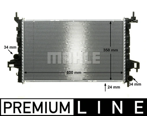 Radiator, engine cooling