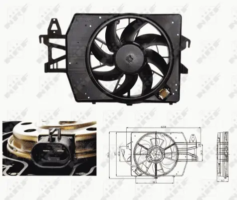 Fan, engine cooling (WG1720621)