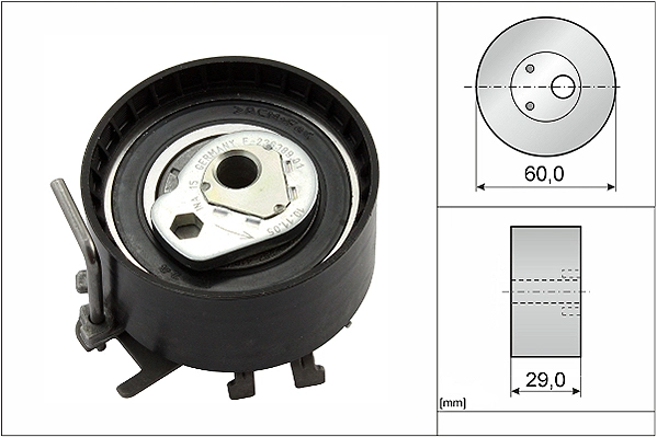 Tensioner Pulley, timing belt (WG1252342)