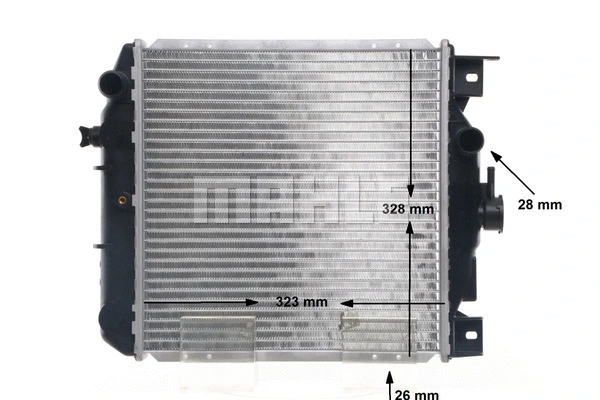 Radiator, engine cooling