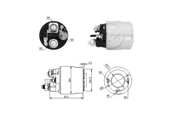 Solenoid Switch, starter (WG1776436)