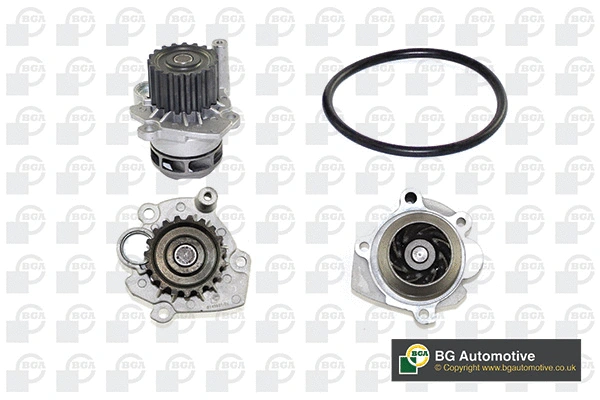 Water Pump, engine cooling (WG1489136)