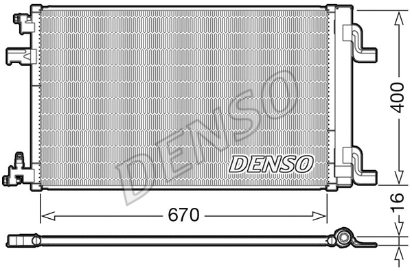 Condenser, air conditioning (WG1917303)