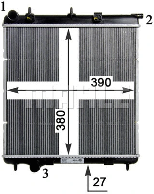 Radiator, engine cooling