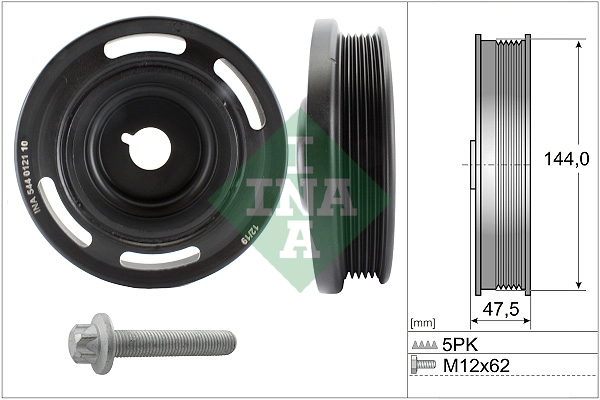 Belt Pulley Set, crankshaft (WG2112207)
