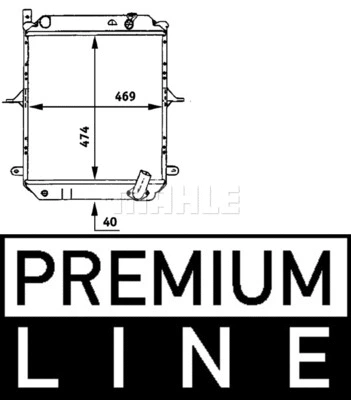 Radiator, engine cooling