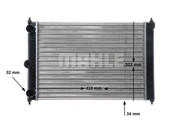 Radiator, engine cooling