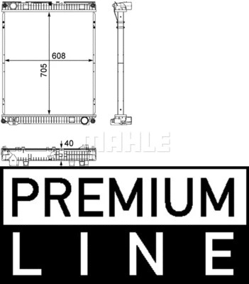 Radiator, engine cooling