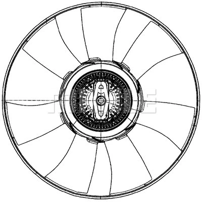 Fan, engine cooling (WG2180845)