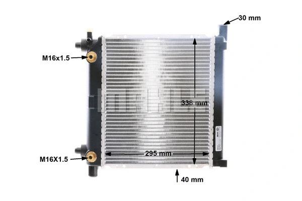 Radiator, engine cooling