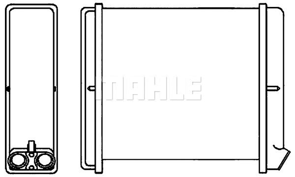 Heat Exchanger, interior heating (WG2180044)
