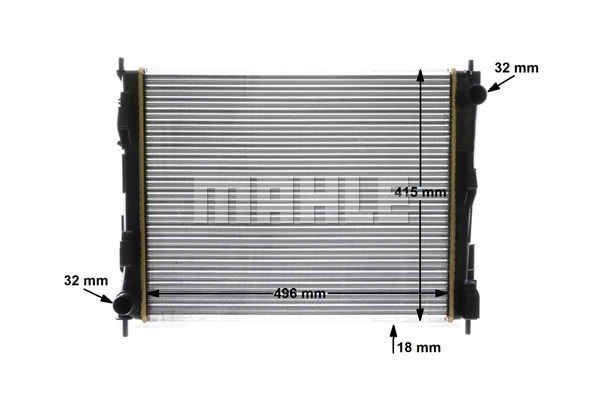 Radiator, engine cooling