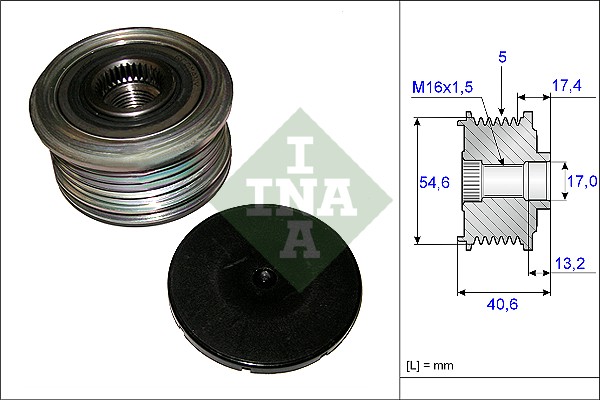Alternator Freewheel Clutch (WG1253685)