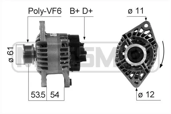 Alternator (WG2012149)