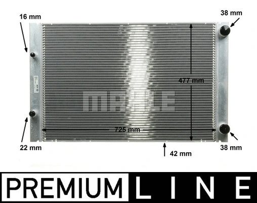 Radiator, engine cooling