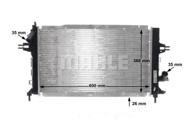 Radiator, engine cooling