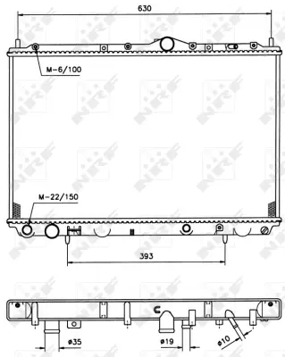 Radiator, engine cooling