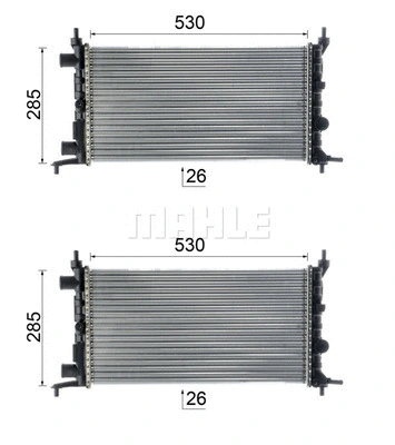 Radiator, engine cooling