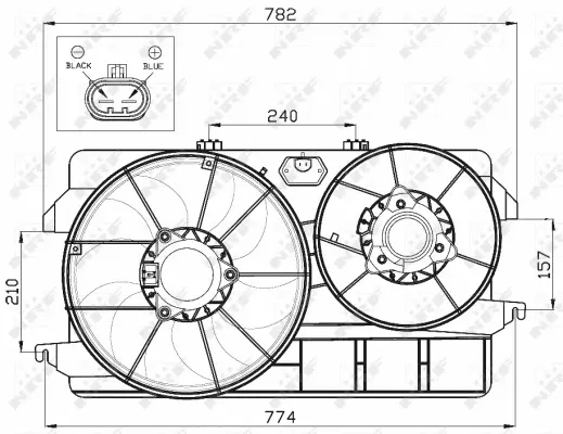 Fan, engine cooling