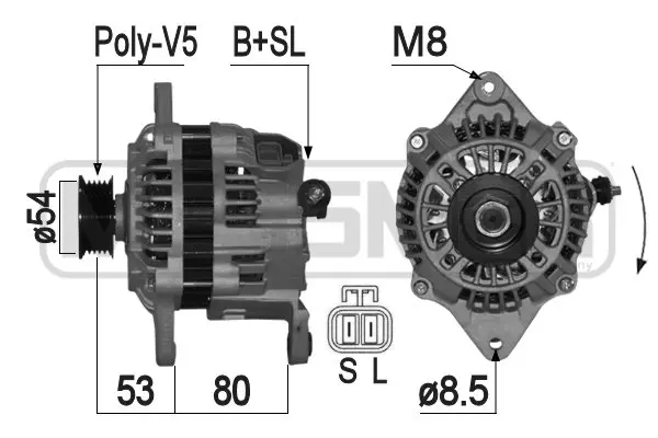 Alternator (WG2011093)
