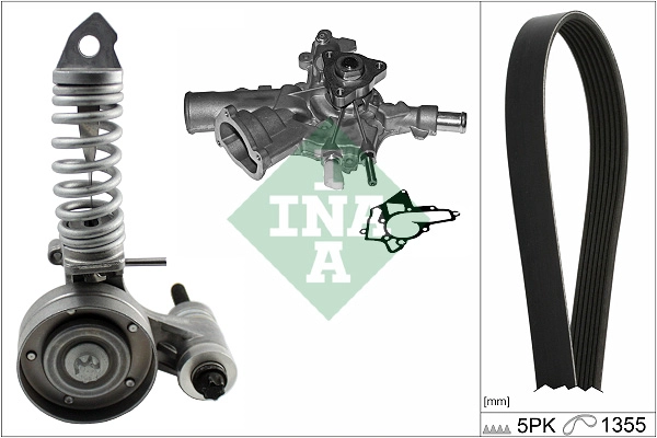 Water Pump + V-Ribbed Belt Kit (WG2112122)