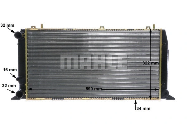 Radiator, engine cooling