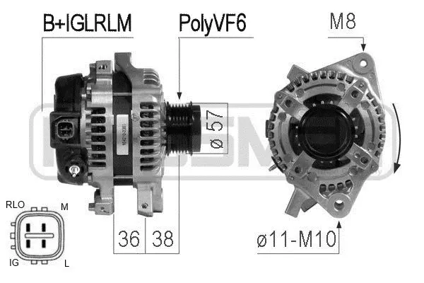 Alternator (WG2012238)