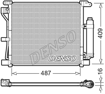 Condenser, air conditioning (WG1917503)
