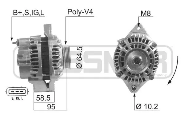 Alternator (WG2012080)