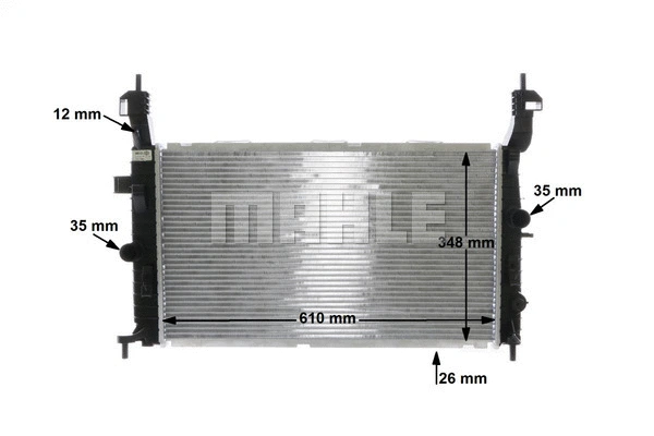 Radiator, engine cooling