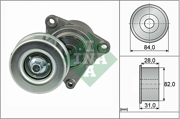 Belt Tensioner, V-ribbed belt (WG1253516)