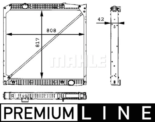 Radiator, engine cooling