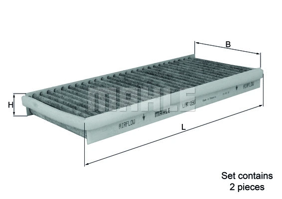 Filter, cabin air (WG1215612)