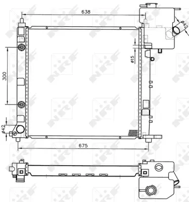 Radiator, engine cooling