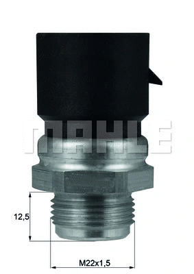 Temperature Switch, radiator fan (WG1266008)