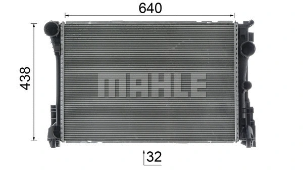 Radiator, engine cooling