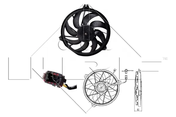 Fan, engine cooling (WG1720290)