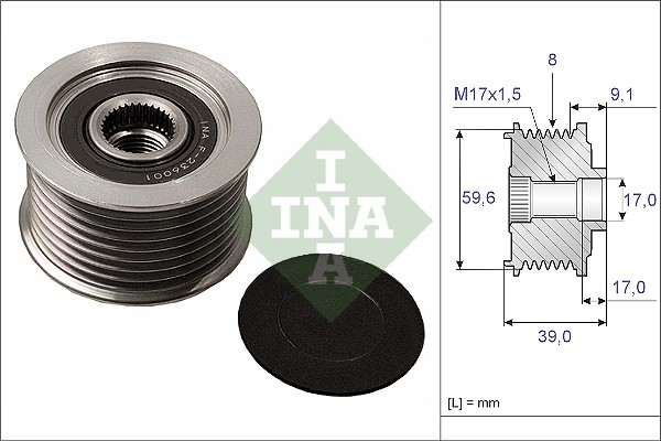 Alternator Freewheel Clutch (WG1253630)
