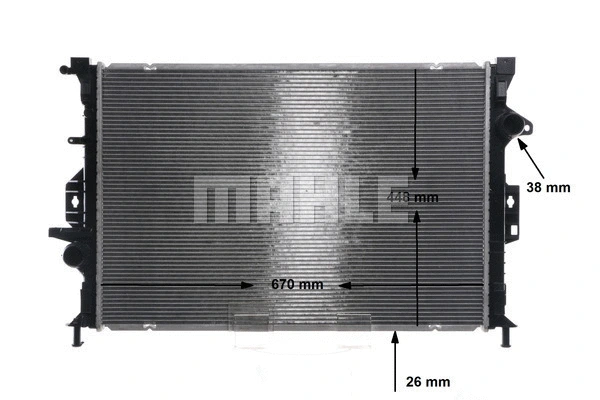 Radiator, engine cooling