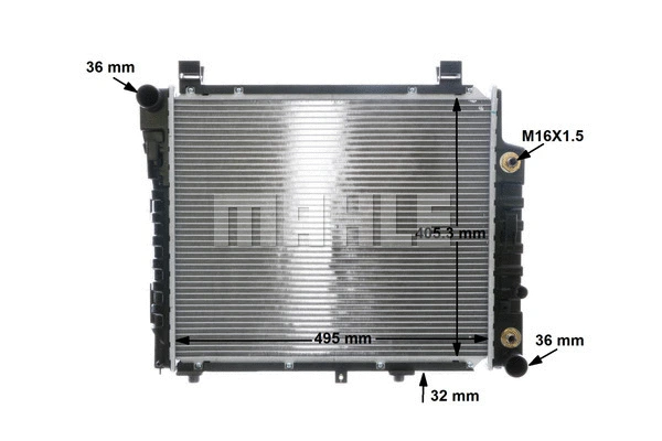 Radiator, engine cooling