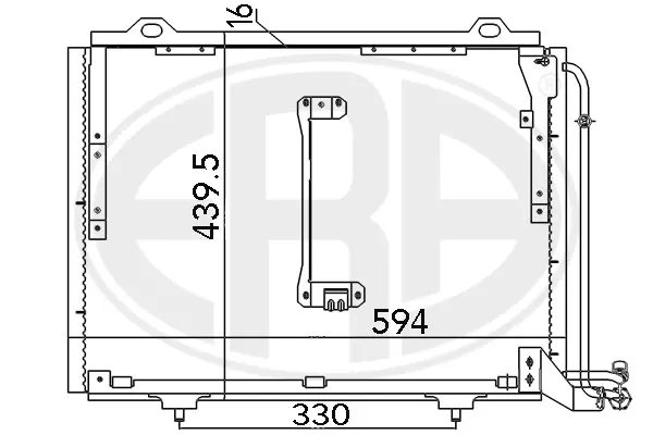 Condenser, air conditioning (WG2016755)